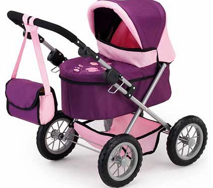 Trendy Doll Pram - Mauve