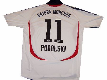 Bayern Munich Adidas 06-07 Bayern Munich away (Podolski 11)