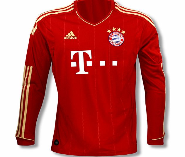 Bayern Munich Adidas 2011-12 Bayern Munich Adidas Long Sleeve Home