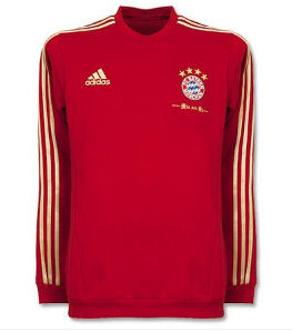 Bayern Munich Adidas 2011-12 Bayern Munich Adidas Sweat Top