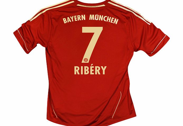 Bayern Munich Adidas 2011-12 Bayern Munich Home Shirt (Ribery 7)