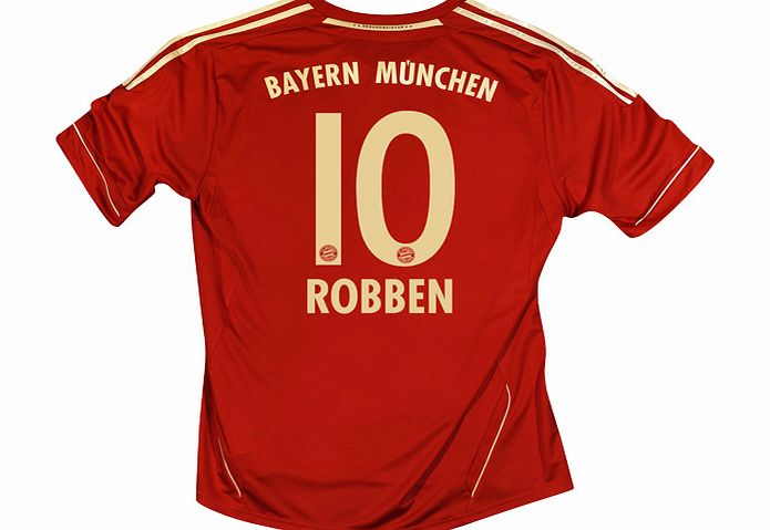 Bayern Munich Adidas 2011-12 Bayern Munich Home Shirt (Robben 10)