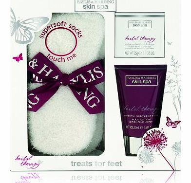 Skin Spa Mulberry/ Hollyhock and Thyme Foot Gift Set