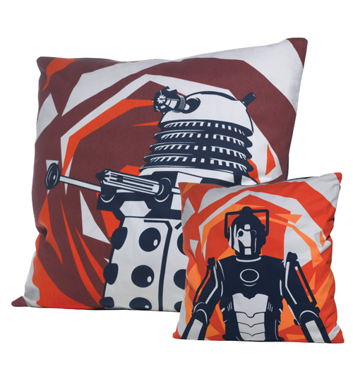 BBC Worldwide Doctor Who Dalek And Cyberman Two-Sided Design