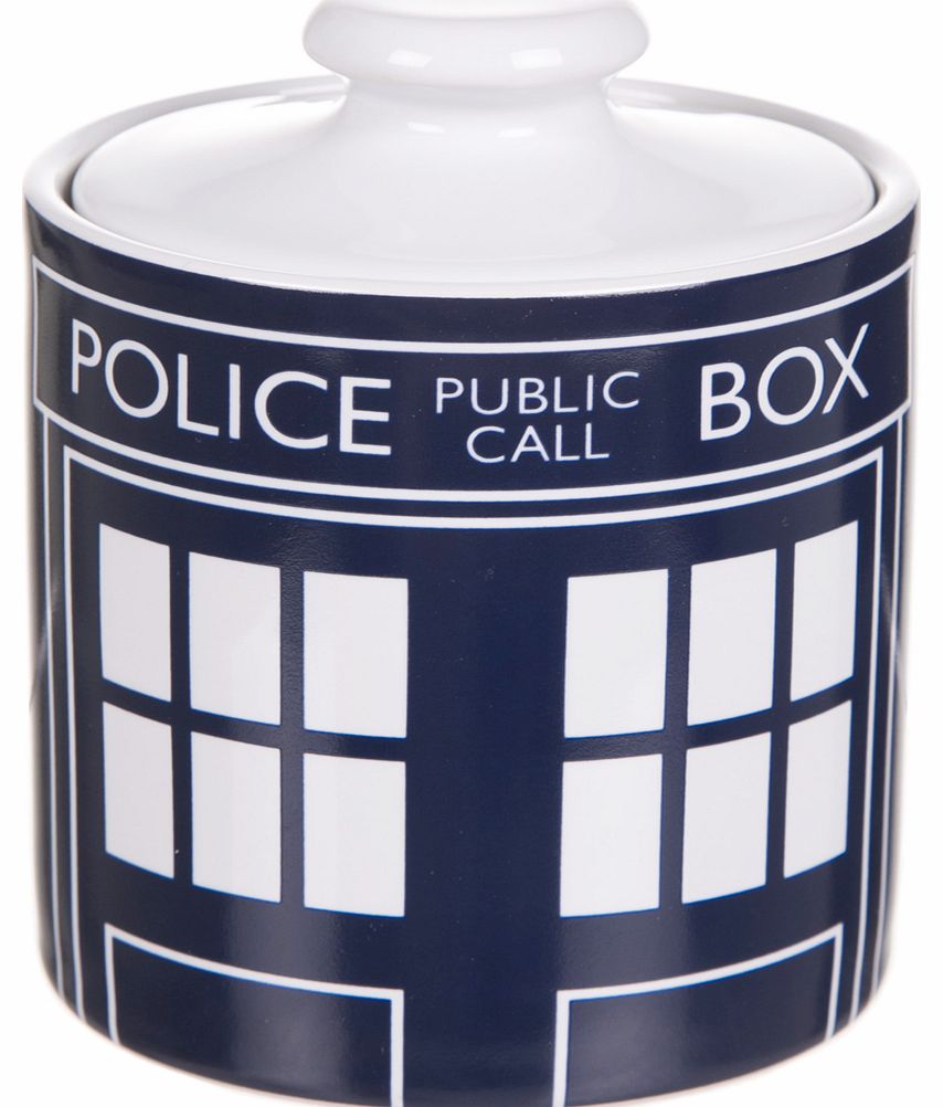 Doctor Who Tardis Ceramic Sugar Bowl from BBC