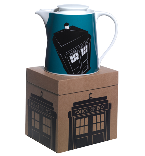 BBC Worldwide Doctor Who Tardis Design Boxed Teapot from BBC