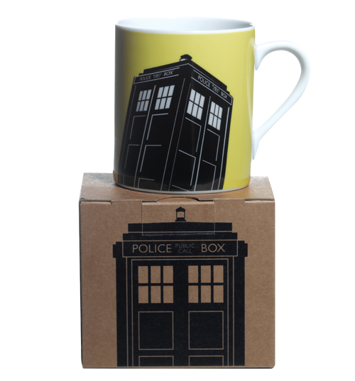BBC Worldwide Doctor Who Yellow Tardis Design Mug from BBC