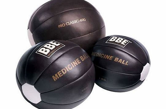 BBE 3kg Leather Medicine Ball