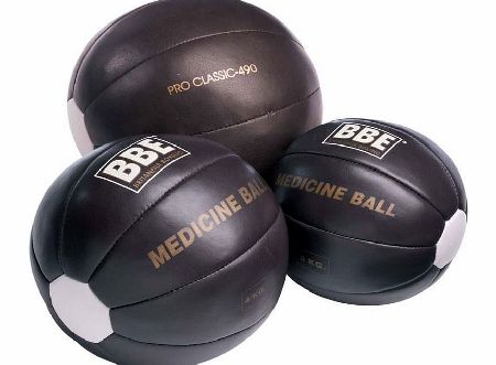 BBE 4kg Leather Medicine Ball