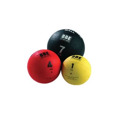 BBE MAX Grip Rubber Medicine Ball (BBE300 -10 Kg Ball - Black)