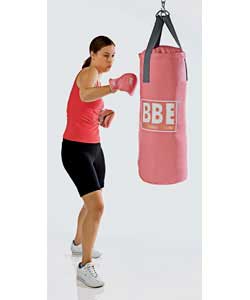 bbe Pink 3 Feet Punchbag and Mitts BBE616
