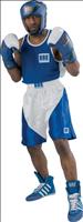 BBE Traditional Breathable Boxing Vest - BLUE