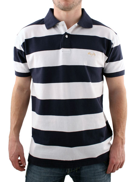 BC London Navy/White Woolwich Polo Shirt