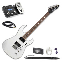 ASM One Electric Guitar White with Multi