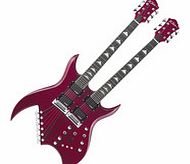 Bc Rich Bich Double Neck Trans Red W/Case