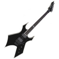 NJ Deluxe Warlock Guitar Black