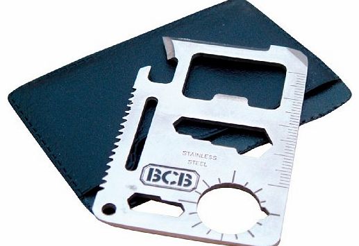 BCB CM024 Stainless Steel Credit Card Multi Tool