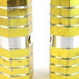 BDBikes (tm) Bike, BMX HEX Stunt Pegs - 10mm - Many Colours - Twin Pack (Gold)