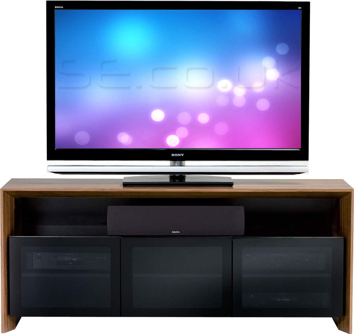 BDI Casata 2823 Walnut LED and LCD TV Stand