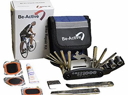 Be-Active Bike Repair Kit - complete cycle maintenance kit in a strap-on pouch!