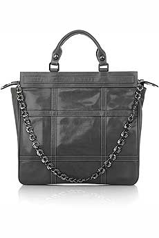 Be and D Twiggy leather tote