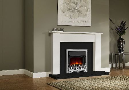 Be Modern 149802 Elda 48 Inch Fireplace - White