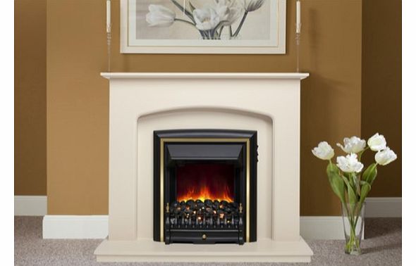 Be Modern Group Be Modern Lusso Ivory Electric Fireplace Suite