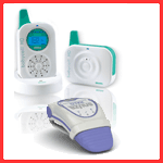 Babycall Digital Baby Monitor - Turquoise + Snuza Mobile Movement Monitor