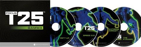 Beachbody Shaun Ts FOCUS T25 GAMMA Phase DVD Workout