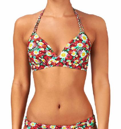 Beachlife Womens Beachlife Flowerbed Luna Padded Halter