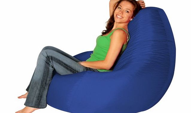 Designer Recliner Gaming Bean Bag BLUE - Indoor & Outdoor Beanbag Chair (Water Resistant) by Bean Bag Bazaar