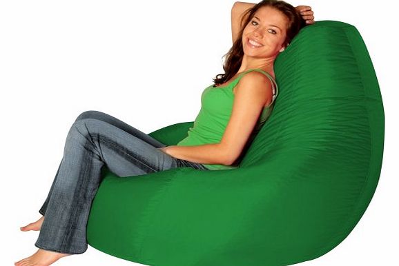 Designer Recliner Gaming Bean Bag GREEN - Indoor & Outdoor Beanbag Chair (Water Resistant) by Bean Bag Bazaar�