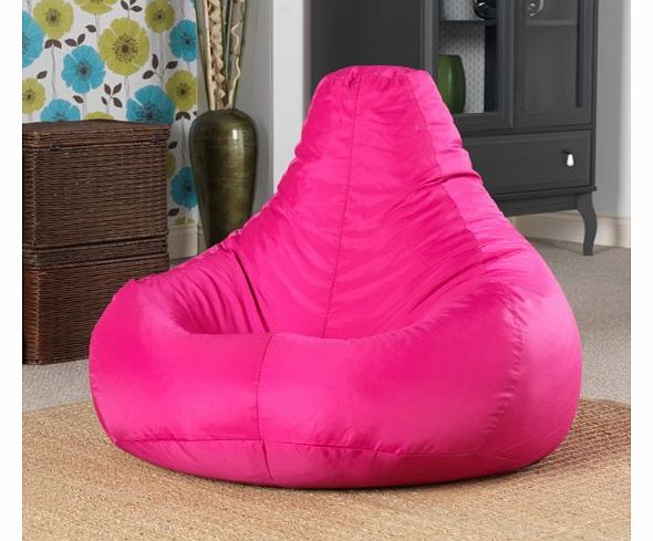 Designer Recliner Gaming Bean Bag PINK - Indoor & Outdoor Beanbag Chair (Water Resistant) by Bean Bag Bazaar