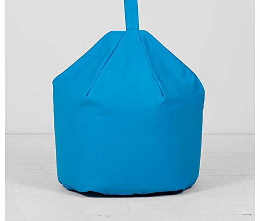 Extra Large XL Childrens Kids Adult Cotton Bright Blue Bean Bag Beanbag Filled