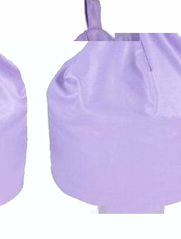 Bean Bag Warehouse Large Childrens Faux Leather Bean Bag Lilac Purple Kids Teen Chair with Beans
