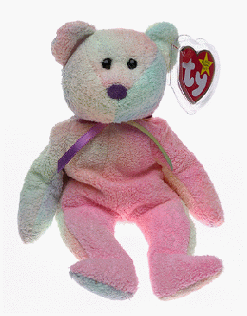 Beanie Babies TY Groovy the Bear Beanie Baby