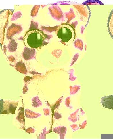 TY Beanie Boo Plush - Pink Leopard Glamour