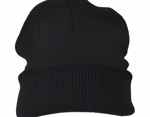 Beanie Hats Black Warm Winter Unisex Beanie Hat