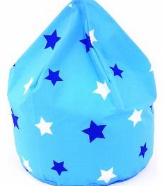 Cotton Blue Stars Bean Bag Child Size