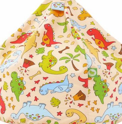 BeanLazy Cotton Dinosaur Bean Bag Child Size