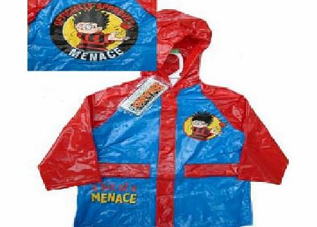 Beano Dennis the Menace Vinyl Raincoat / Mac Age 2-3