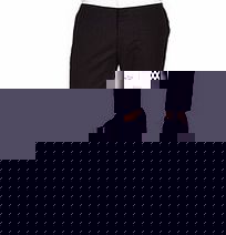 Black and white cotton trousers