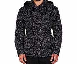 BEANPOLE Black cotton dash print jacket