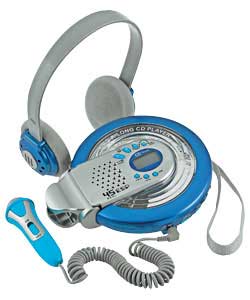 Sing-Along Personal CD Player - Blue