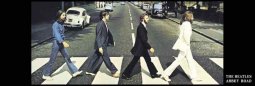 BEATLES Abbey Road Midi Music Poster