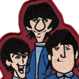 Beatles Cartoon Close up Patch