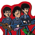 Beatles Cartoon with Alligators Patch