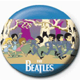 Beatles Chase Toons Button Badges