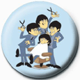 Hair Cut Button Badges