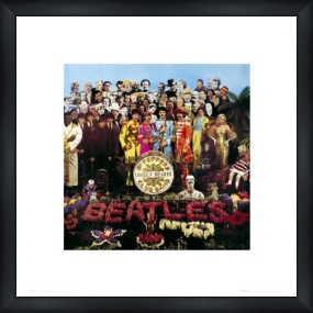 beatles Sgt Peppers - Custom Framed Art Print Framed Music Prints and Poster